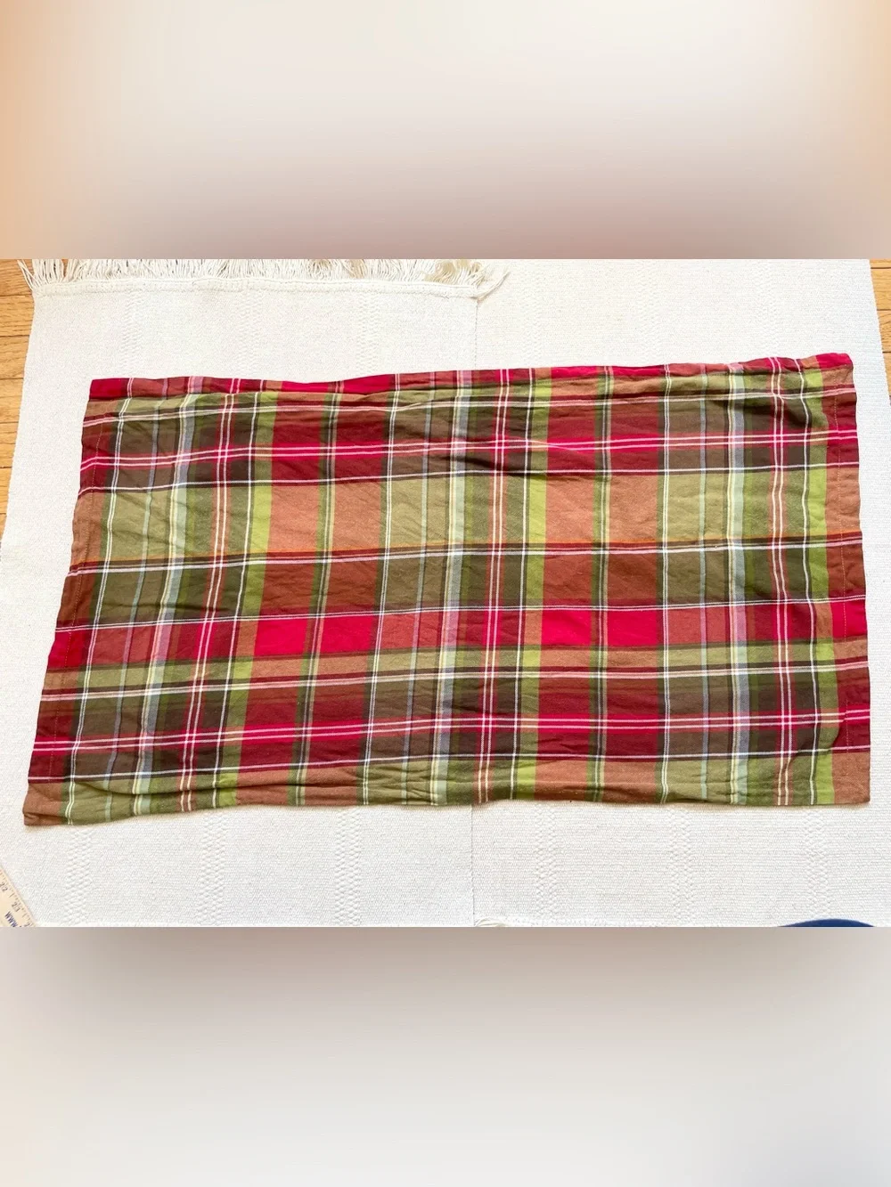 POTTERY BARN Tahoe Plaid KING Cal King Duvet Cover And Pilllow Cases Cabin